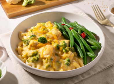 Cheesy Broccoli & Chicken Pasta