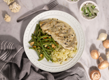 Grilled Chicken with Lemon Peppercorn Sauce