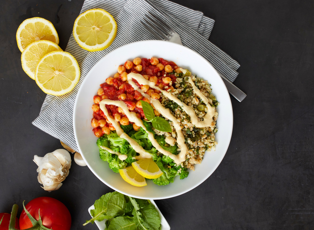 Harissa Chickpea Power Bowl