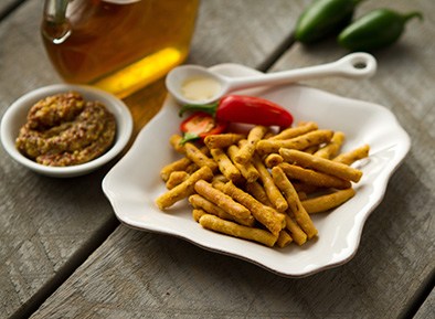 Kickin' Honey Mustard Pretzels