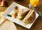 English Muffin Sandwich with Egg, Turkey Sausage and Cheddar