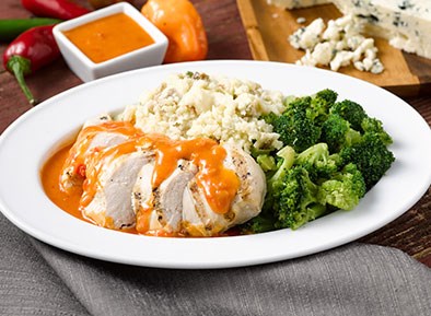 Grilled Chicken with Buffalo Sauce