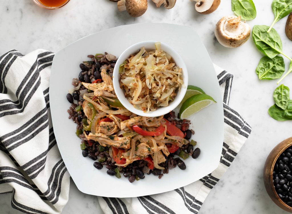 Mojo Pork with Black Beans & Rice