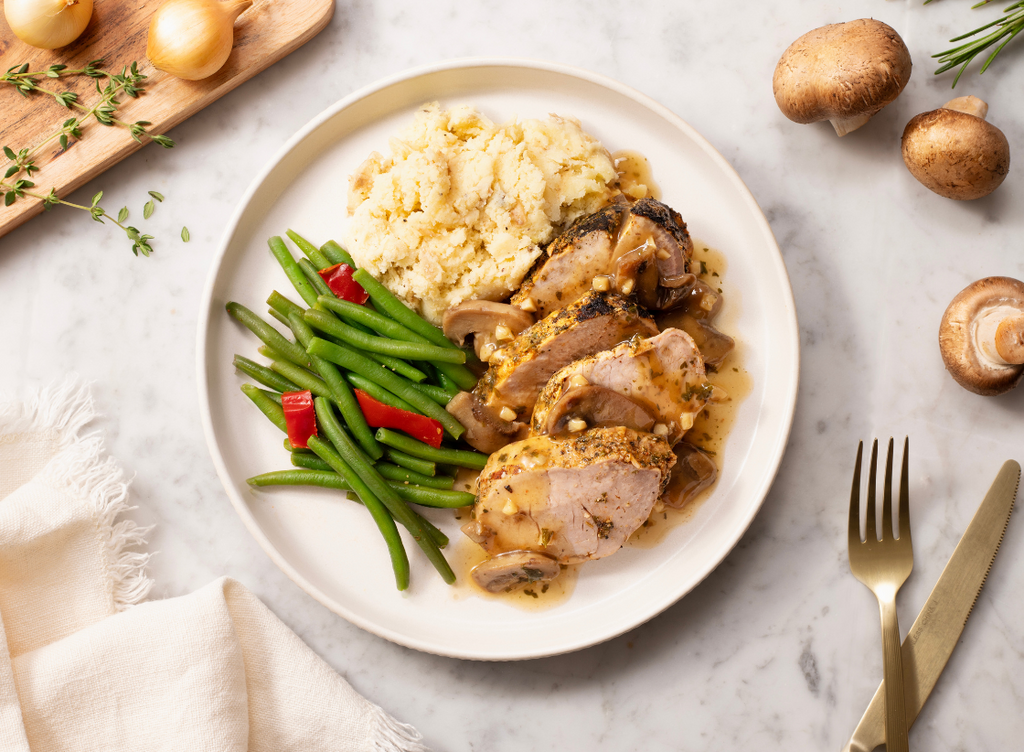 Pork Tenderloin with Mushroom Marsala