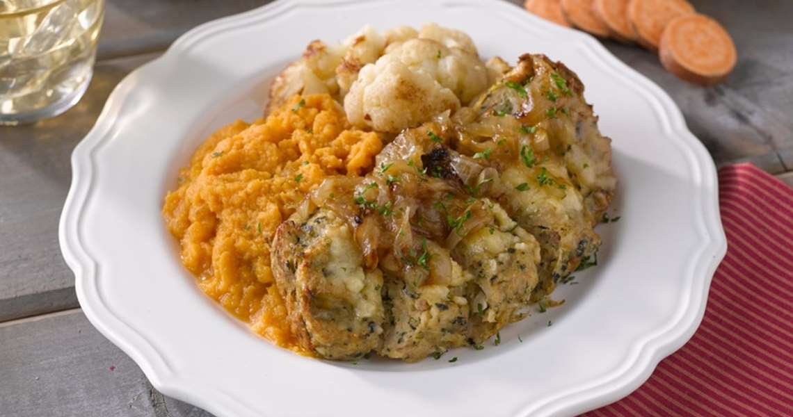 French Onion Meatloaf with Smoked Gouda