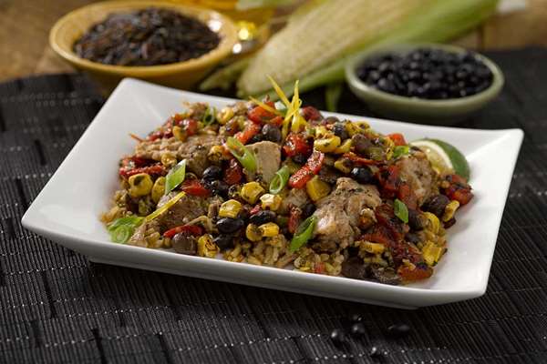 Green Chile Pork with Southwest Salsa