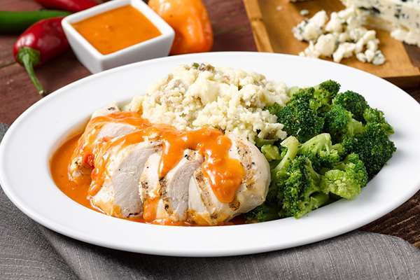 Grilled Chicken with Buffalo Sauce